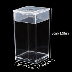 12pcs Clear Bottle Organizer for DIY Mosaic Diamond Painting Bead Crafts