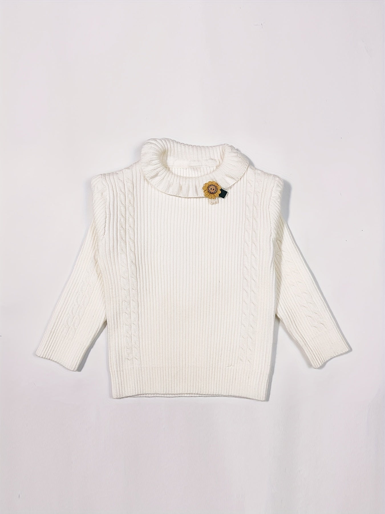 Baby Girls Knitted Cardigan Spring Autumn Top Sweater Coat with Decor