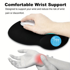 Waterproof Memory Foam Wrist Ergonomic Mouse Pad