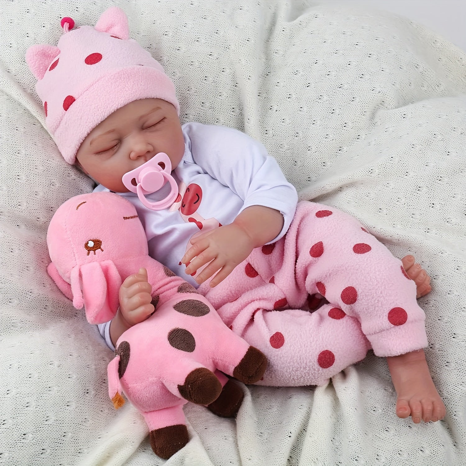 Realistic Reborn Baby Doll Lifelike Newborn Girl Toy With Realistic Features