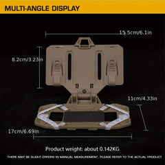 Tactical Molle Phone Holder Chest Phone Mount for Airsoft