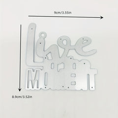 1pc Life Sheet Engraving Mold DIY Metal Embossing Scrapbooking