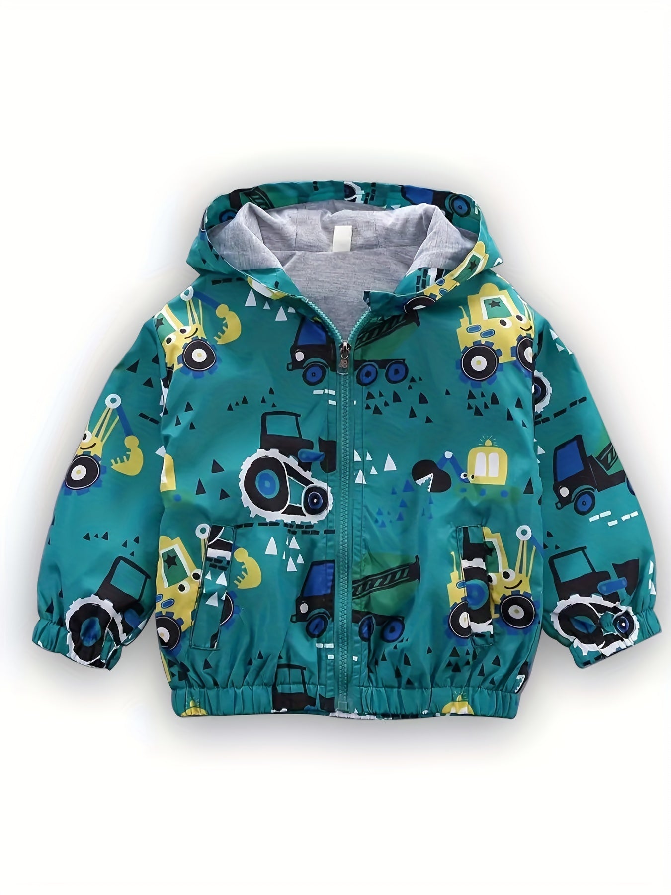 Boys Dinosaur Hooded Jacket Windbreaker Kids Clothes