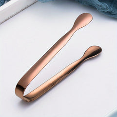 2pcs Stainless Steel Serving Tongs for Buffet Ice Cube Fruit Bread Steak Salad