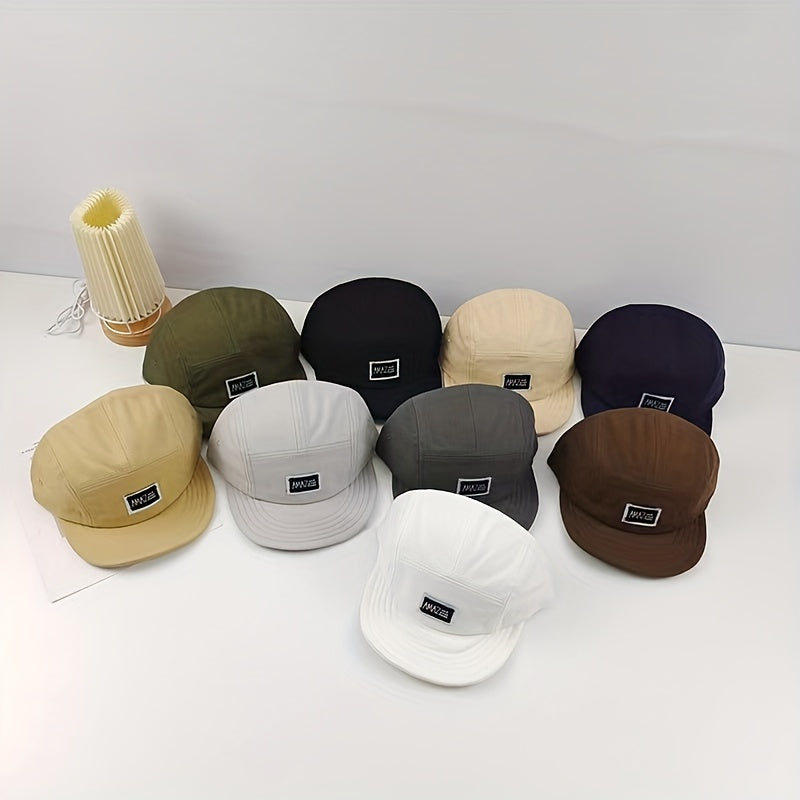 Unisex Breathable Baseball Cap With Letter Embroidery
