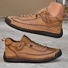Men's Casual Lace-up Sneakers High-Top Walking Shoes