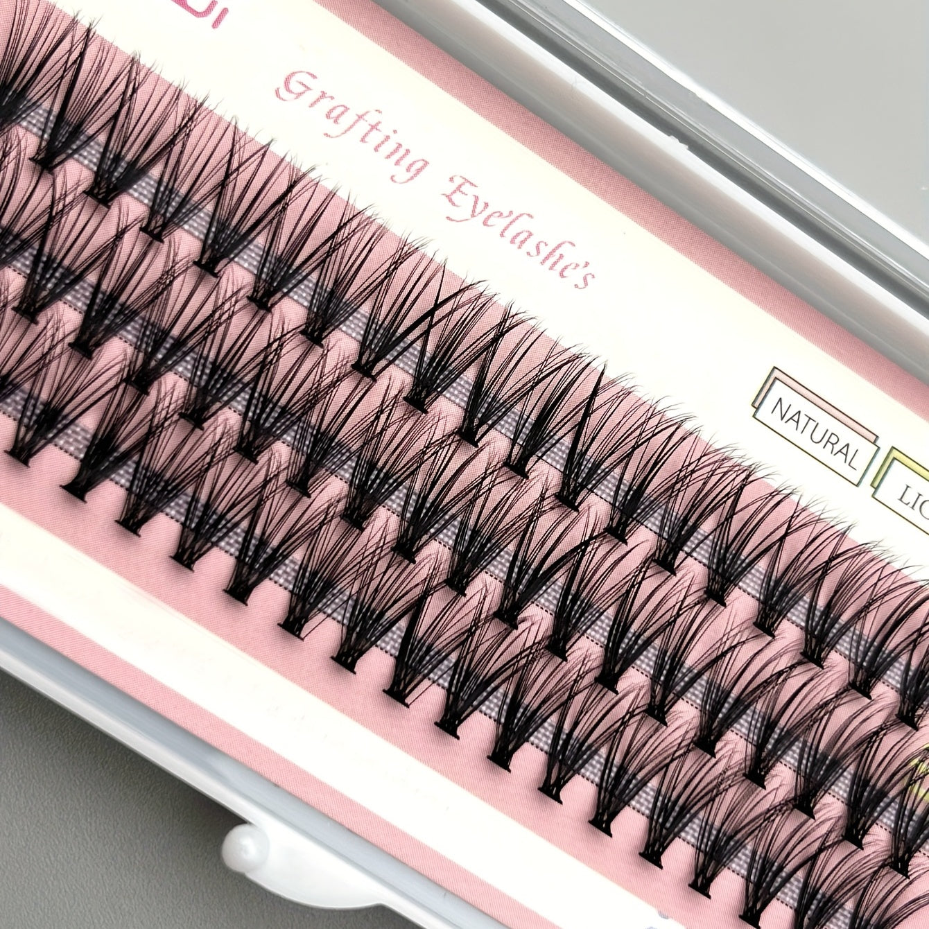 60 Cluster Lashes 20D C Curl Soft Natural False Eyelashes DIY Extension