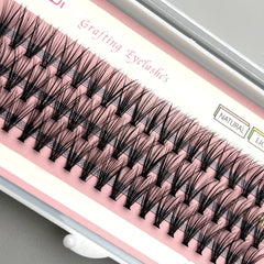 60 Cluster Lashes 20D C Curl Soft Natural False Eyelashes DIY Extension