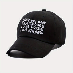 Unisex Adjustable Baseball Cap Sunshade Breathable Outdoor Sport Letter Embroide