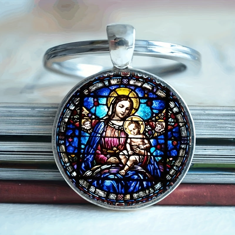 Retro Bag's Keychain Mother Child Keychain Jewelry For Bag Wallet Charm