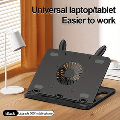 Portable Foldable Laptop Stand - Adjustable Holder for 43 18cm PC
