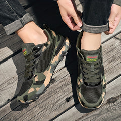 Men's Camo Sneakers Soft Sole Outdoor Shoes