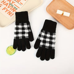 Winter Warm Knit Gloves Touch Screen Coldproof Gloves