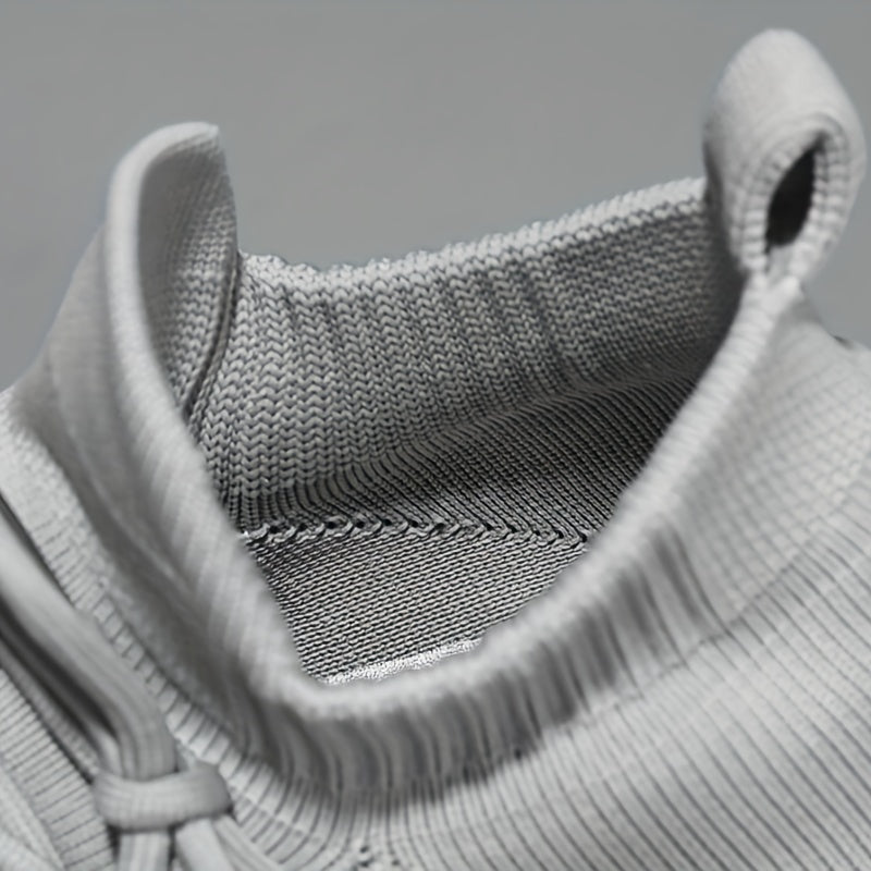 Men's Knitted Casual Shoes Non Slip Sneakers For Traveling