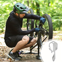 1pc 24-In-1 Stainless Steel Portable Pocket Tool Keychain