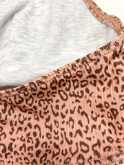Leopard Print Wireless Bra & Bikini Panties Set