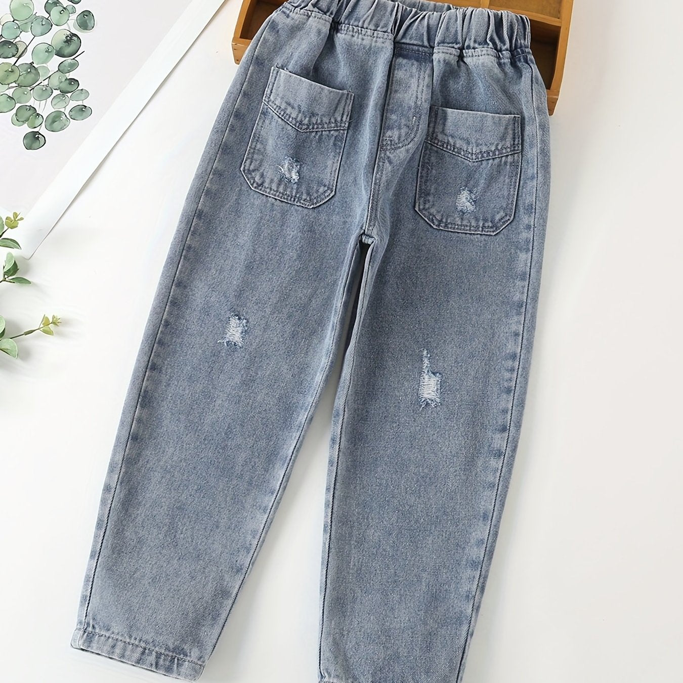 Boy's Ripped Jeans for Spring Autumn