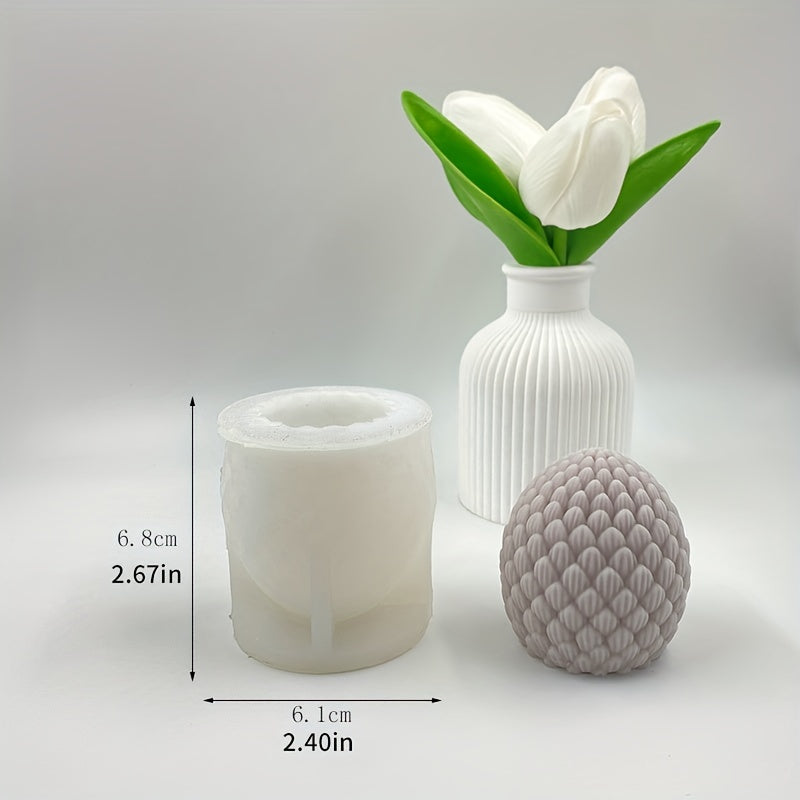 Pine Cone Silicone Candle Mold DIY Christmas Aromatherapy Wax Mold