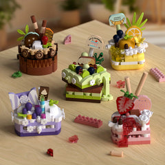 Birthday Cake Strawberry Building Blocks DIY Toy