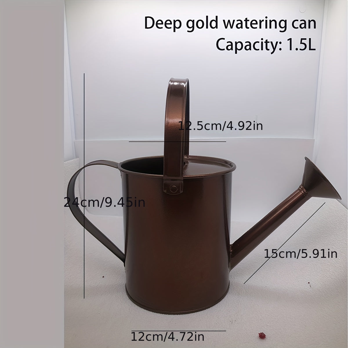 Bronze Metal Watering Can 1 5L Plants Flower Watering Can Garden Watering Pots