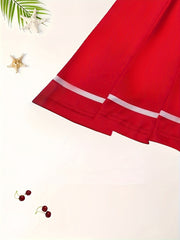 Girls Bow Sleeveless Dress Summer Gift