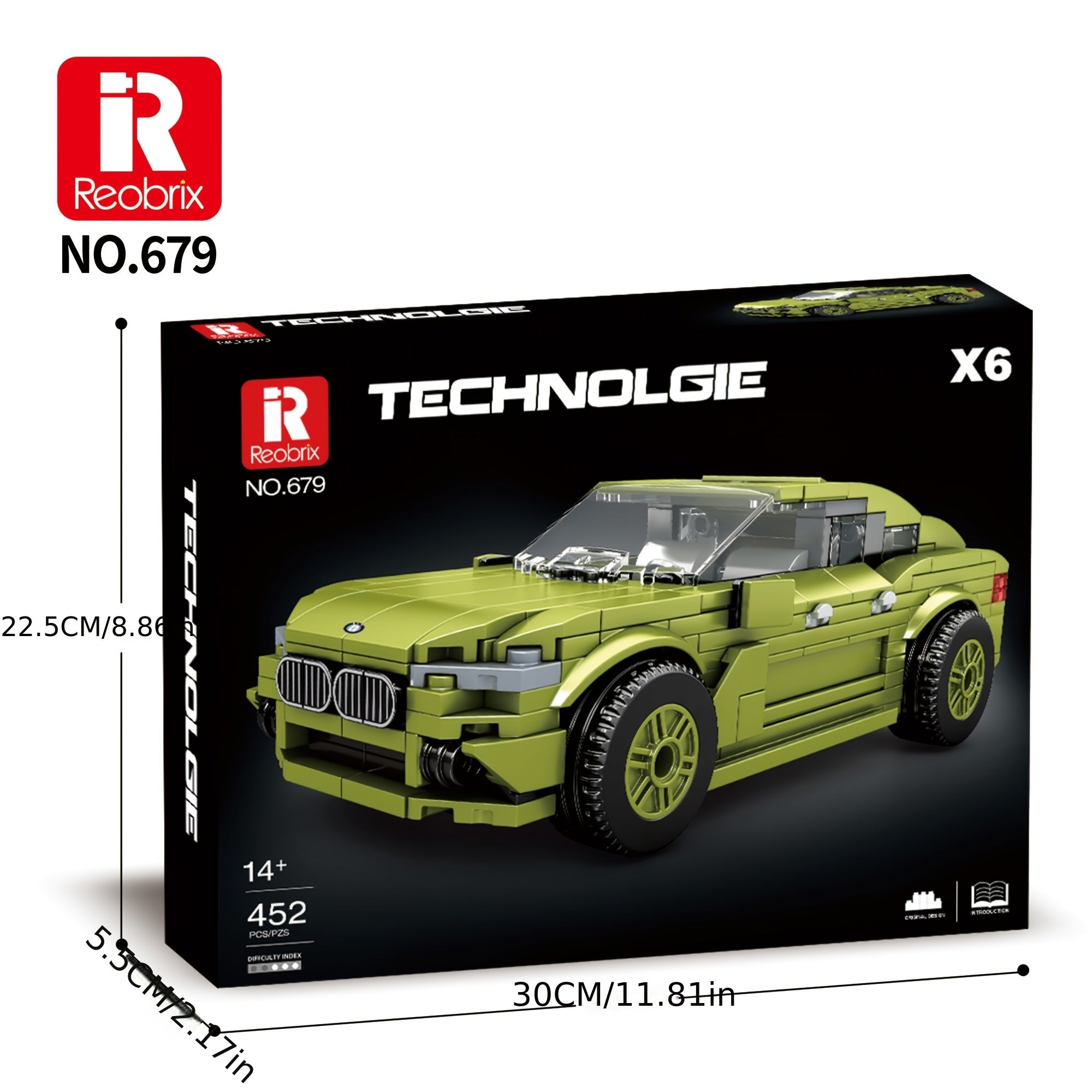Reobrix Creative Assembly Building Blocks Lifelike Display Toy