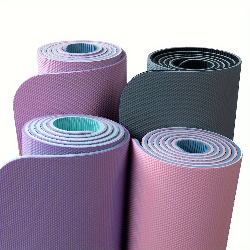 Thick TPE Yoga Mat Non Slip Fitness Household Pilates Gear