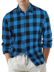 Men's Casual Plaid Shirt