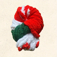 Mixed Chunky Chenille Yarn Soft Coarse Polyester Yarn for Home Decor