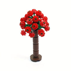 DIY Hydrangea City Street Garden Scene Decorative Set Creative MOC Assembly Toy