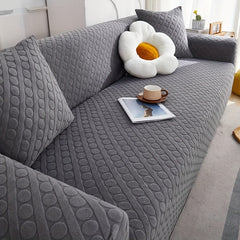 Jacquard Sofa Slipcover Anti dirty Anti slip Removable Elastic Sofa Cover