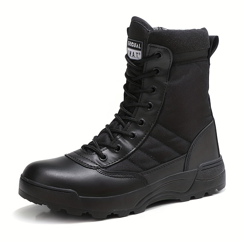 Men's Zipper Tactical Boots Anti-skid Lightweight for Training