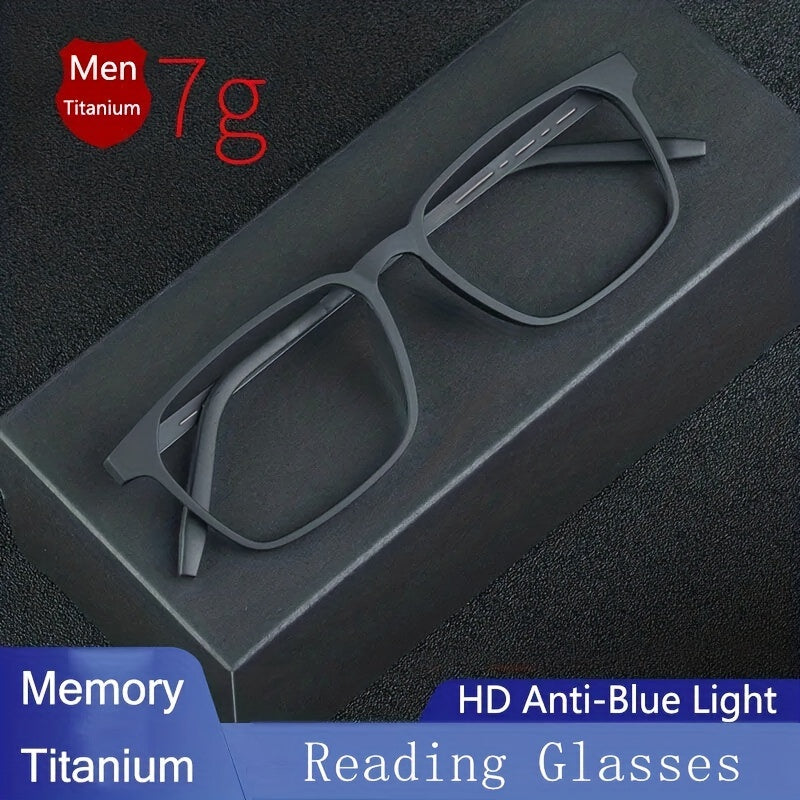 Men's Anti Ray Full Frame Reading Glasses Diopter 1.0-4.0