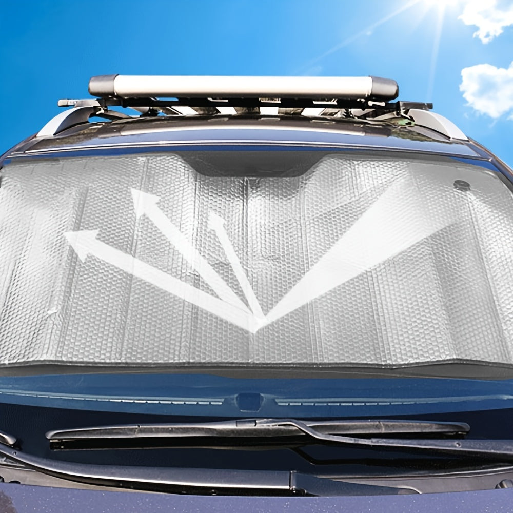Protect Car from UV Rays with Foldable Sunshade