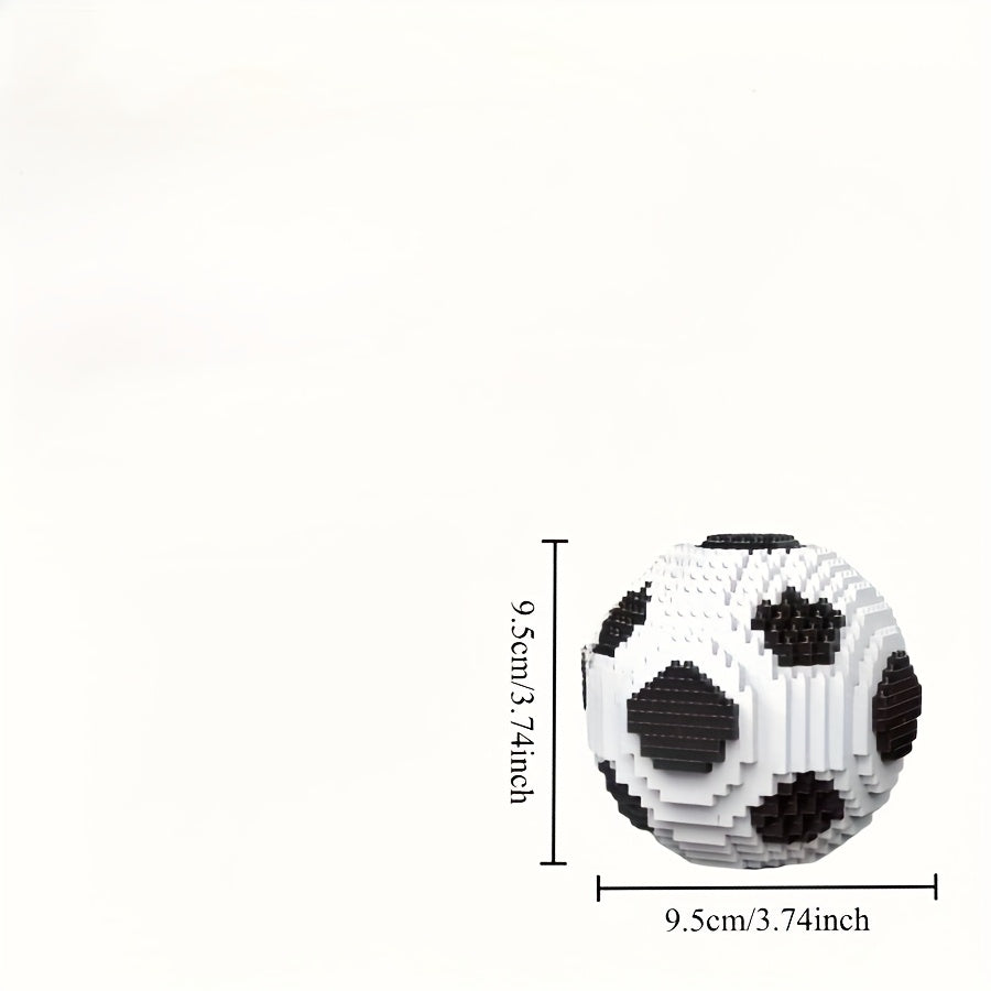 Football Model Mini Building Blocks - Fun Gift Blocks for Ages 14+