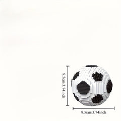Football Model Mini Building Blocks - Fun Gift Blocks for Ages 14+