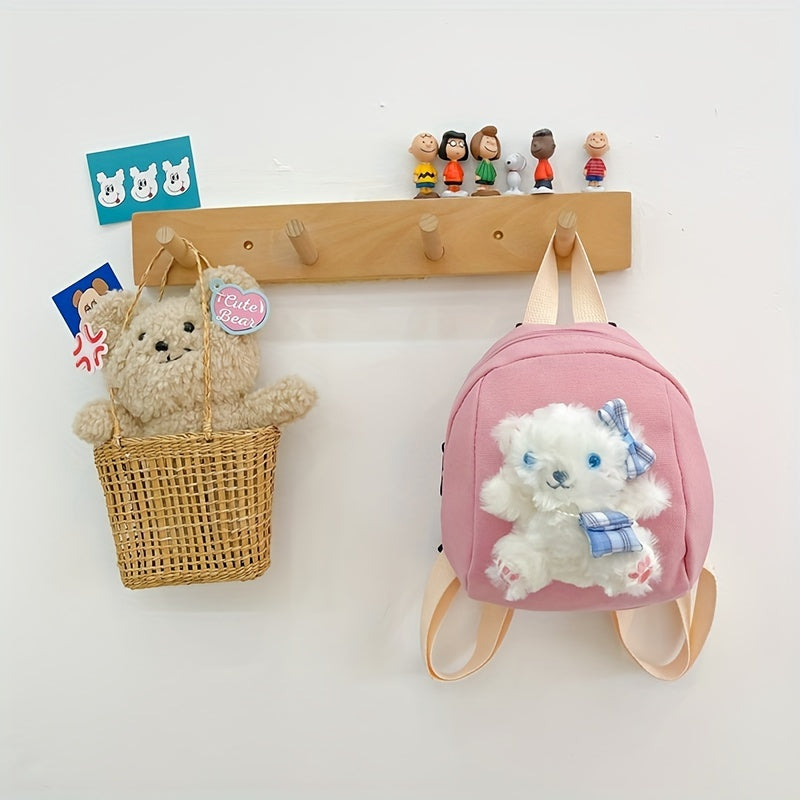 Kids Bear Backpack Casual School Bag for Boys and Girls