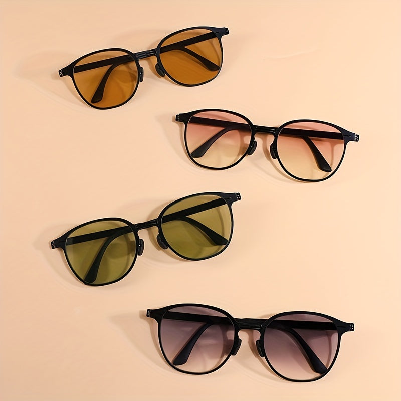 Folding Sunglasses Scratch Resistant Lens Collapsible Frame