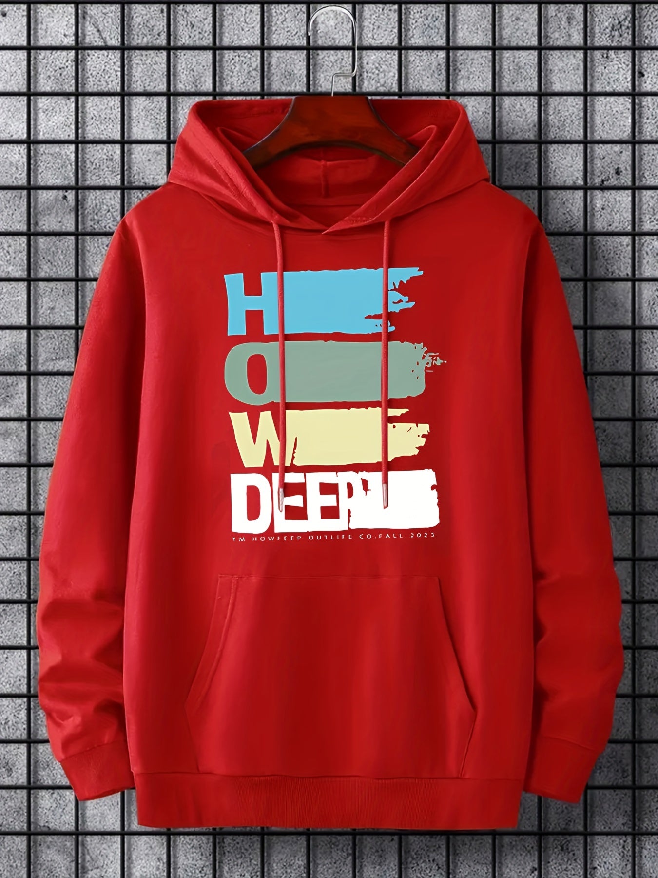 Panda Hoodie Print Sweatshirt Men's Casual Pullover Hooded