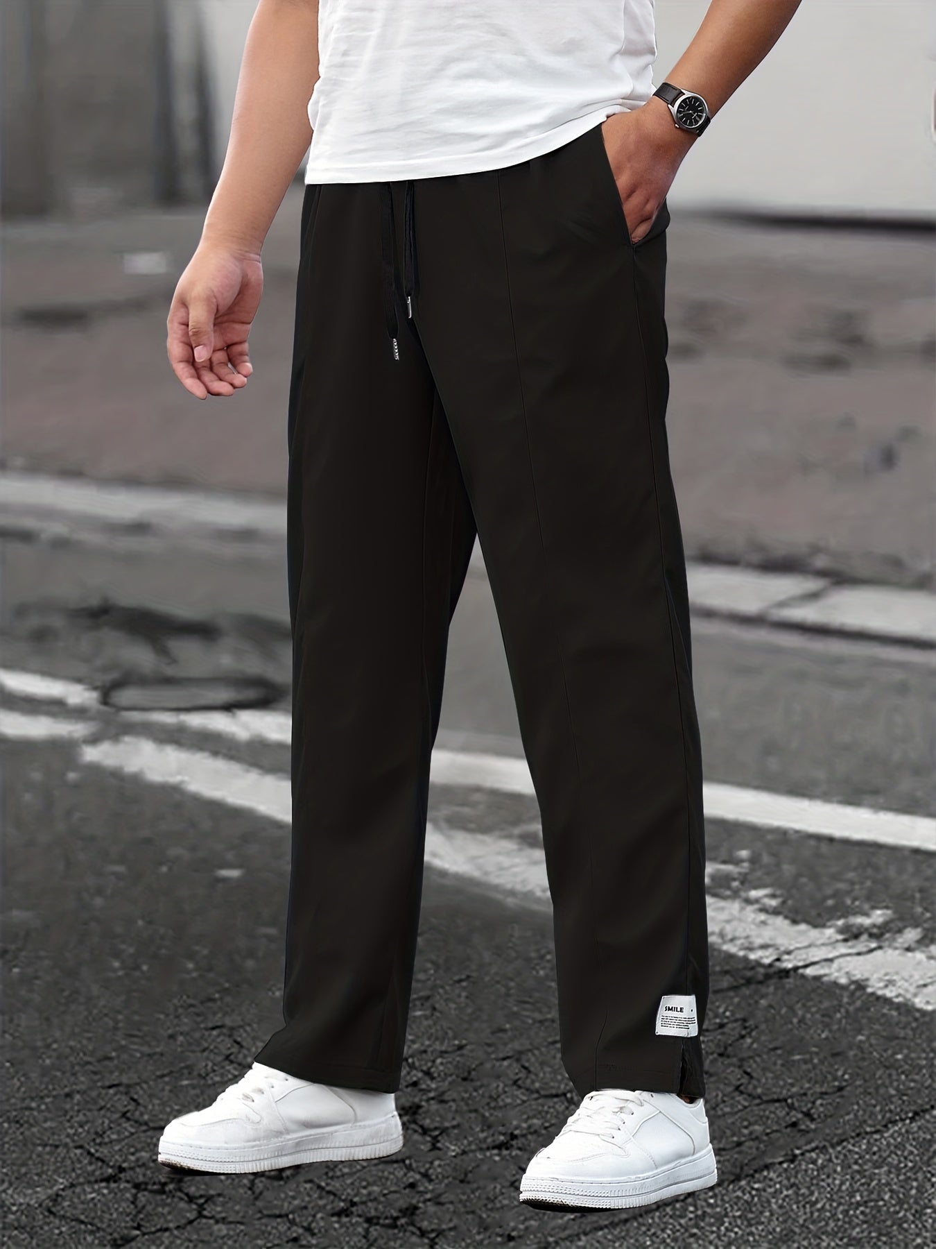 Men's Casual Waist Drawstring Joggers Sweatpants For Spring Fall