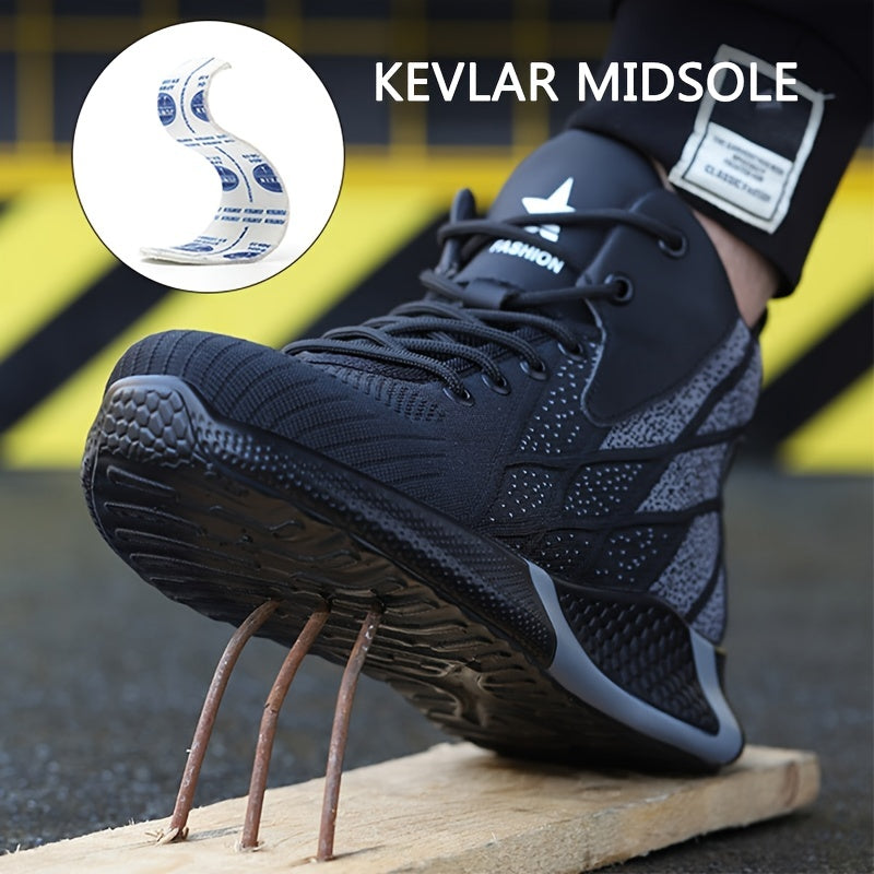 Puncture Proof Steel Toe Work Shoes for Men Women