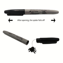 Magic Pen Prank Gift Lightweight Plastic Realistic Spider Dispensing Gadget