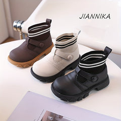Girls Ankle Sock Boots Non Slip for Indoor Outdoor Travel