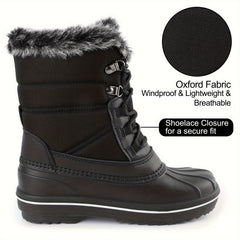 Women's Non slip Snow Boots Warm Outdoor Walking Shoes High Tube Boots