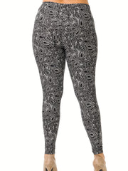 Floral Print High Rise Leggings