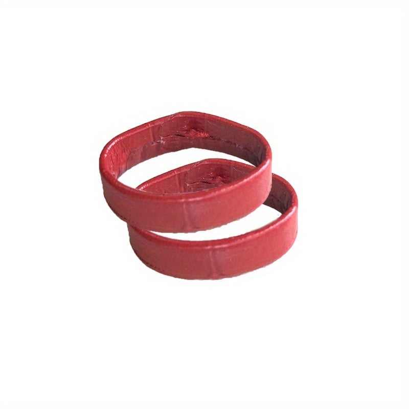 2 Pcs Bands Keeper For Leather Watch Strap 14-24mm Replacement Loops