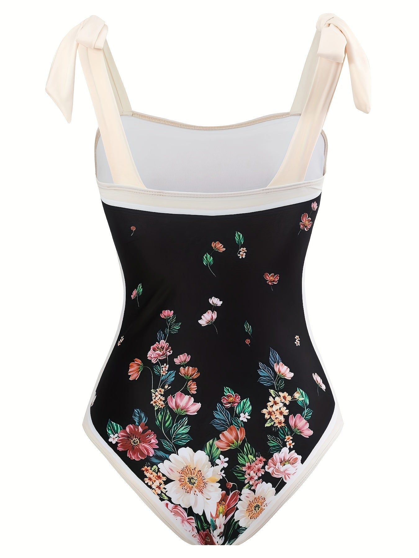 Plant Two-Piece Swimsuit with Cover Up Skirt