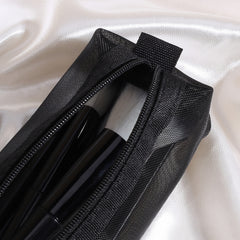 Travel Makeup Organizer with Zippered Pencil Case