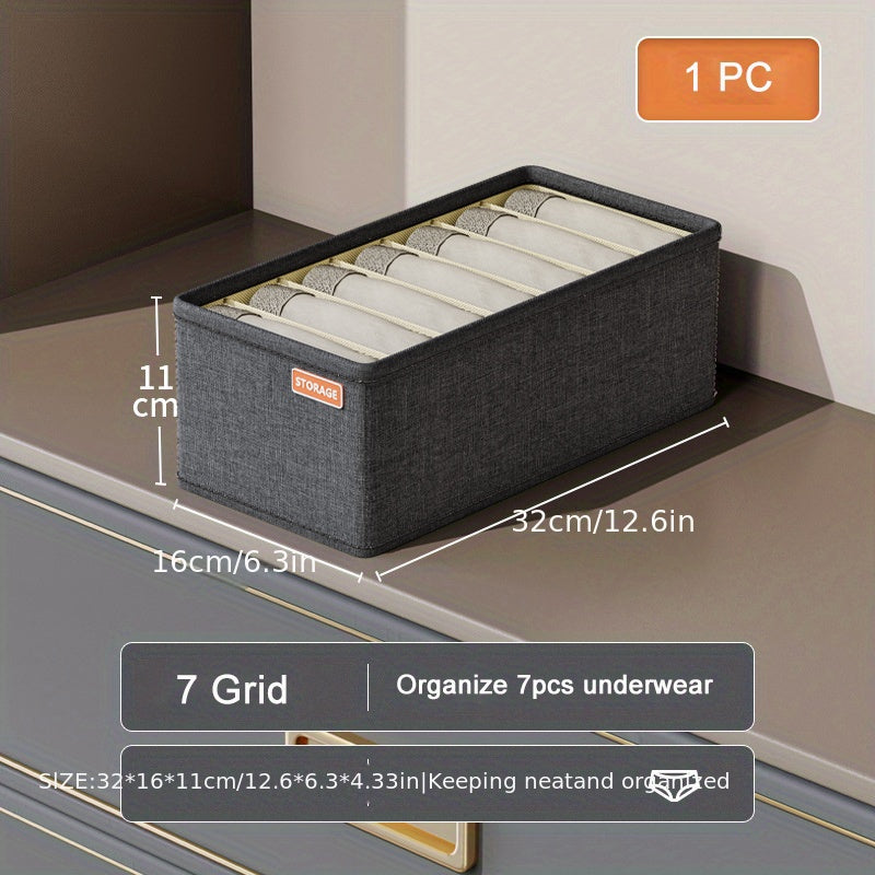 Grids Underwear Storage Box Closet Organizer Pants Socks Divider