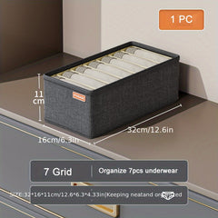 Grids Underwear Storage Box Closet Organizer Pants Socks Divider